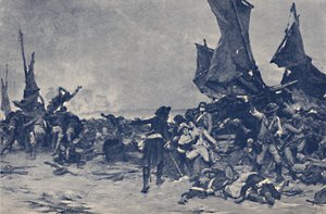 La battaglia di Quiberon, 1795 da Unbekannt