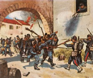 La battaglia di Sedan, 1 settembre 1870, 1936 da Unbekannt
