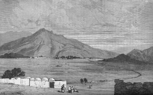 Il campo di battaglia di Maiwand da Unbekannt