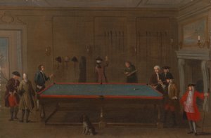 La sala da biliardo