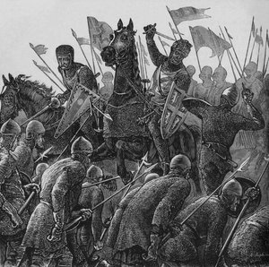 La carica del Vescovo di Durham a Falkirk, 22 luglio 1298