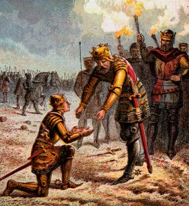 Il Principe Nero a Crecy, 1346 da Unbekannt