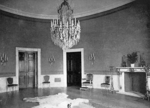La stanza blu alla Casa Bianca, Washington DC, USA, 1908