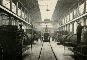 La fabbrica di caldaie, Officine locomotive, Swindon, c1930 da Unbekannt