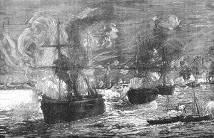 Il bombardamento di Alessandria, 1882 da Unbekannt