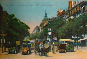 Il Boulevard des Italiens, Parigi da Unbekannt