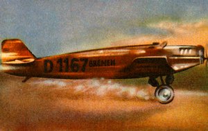 Il Junkers W 33 di Brema lascia l