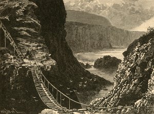 Il ponte, Carrick-A-Rede, 1898 da Unbekannt