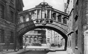 Il Ponte dei Sospiri, Hertford College, Università di Oxford da Unbekannt
