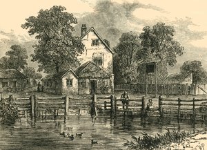 The Brill, Somers Town, nel 1780, c1876 da Unbekannt