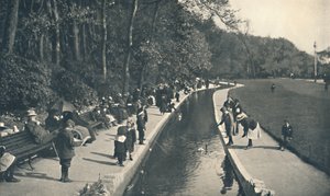 Il ruscello, Giardini inferiori, c1910 da Unbekannt