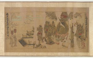 Il Buddha che si rivolge a Yamaraja a Kusinagara, XII-XIII secolo