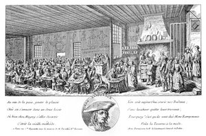 Il cabaret di Ramponneau, 1885 da Unbekannt