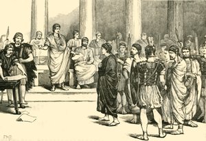 I cospiratori caitlinari davanti al Senato, 1890