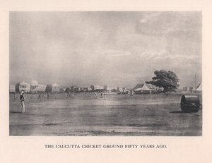 Il campo di cricket di Calcutta, India, 1861-1912
