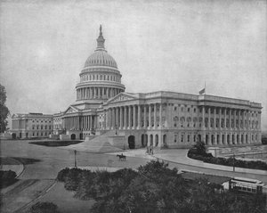 Il Campidoglio, Washington DC, USA, c1900 da Unbekannt