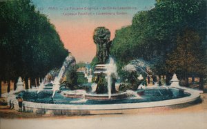 La Fontana Carpeaux - Jardin du Luxembourg, Parigi, c1920 da Unbekannt