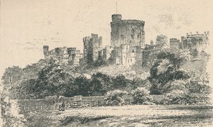 Il castello dalla riva del Berkshire da Unbekannt