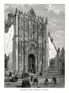 La Cattedrale, Città del Messico, Messico, XIX secolo da Unbekannt