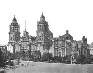 La Cattedrale, Città del Messico, Messico, c1900