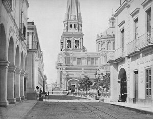 La Cattedrale di Guadalajara, Messico, c1897 da Unbekannt