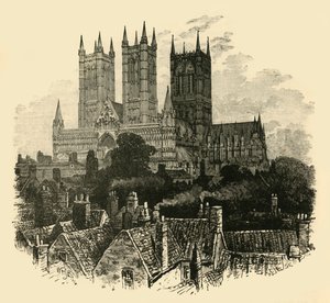 La cattedrale, da sud-ovest, 1898