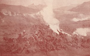La carica di cavalleria a Balaclava, 1854 1909 da Unbekannt