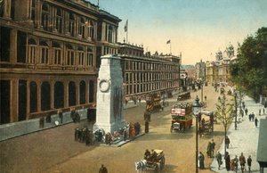 Il Cenotafio, Whitehall, Londra, c1920