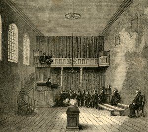 La cappella a Newgate, c1872 da Unbekannt