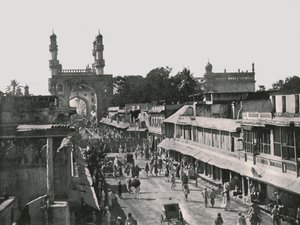 Il Char Minar, Hyderabad, India, 1895 da Unbekannt