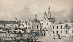 La chiesa e il convento dei Petits Augustins, 1915 da Unbekannt