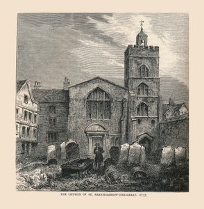 La Chiesa di San Bartolomeo il Grande, 1737 da Unbekannt