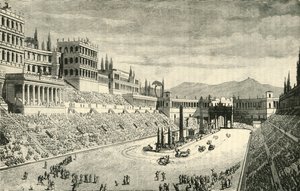 Il Circo Massimo restauro, 1890 da Unbekannt