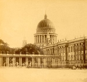 Il Palazzo della Città e la Chiesa di San Nicola, Potsdam, Germania, c1900 da Unbekannt