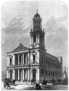 Il Tempio della Città, Viadotto di Holborn, Londra da Unbekannt