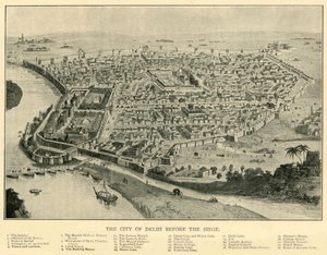 La città di Delhi prima dell