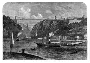 Il ponte sospeso di Clifton sul fiume Avon
