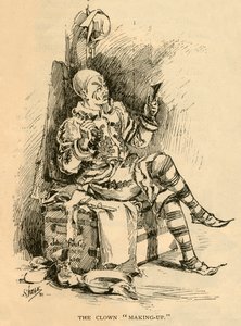 Il clown che si trucca, 1882