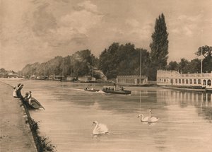 Le barche del college a Oxford da Unbekannt
