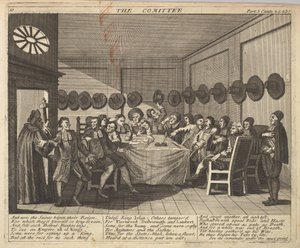 Il Comitato, Tavola 10: Illustrazioni per Hudibras di Samuel Butler, 1725-30 da Unbekannt