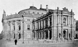 Il Teatro di Corte, Vienna, Austria, 1899 da Unbekannt