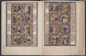 La Creazione. Bible moralisée Codex Vindobonensis 2554 da Unbekannt