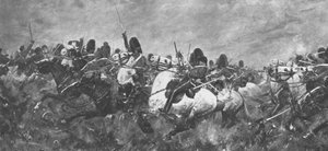 La guerra di Crimea, 1854-56: Il raduno degli Scots Greys...a Balaclava, 1901