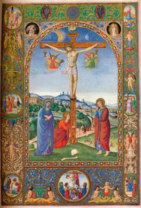 La Crocifissione: con la Vergine, Maria Maddalena e San Giovanni, c1500 da Unbekannt