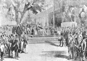 Il Crystal Palace, Hyde Park, 1851: Inaugurato dalla Regina Vittoria, 1 maggio 1901 da Unbekannt