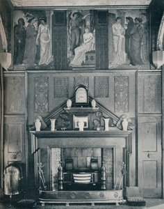 Il fregio di Cupido e Psiche al No. I Palace Green North Wall, c1898 da Unbekannt