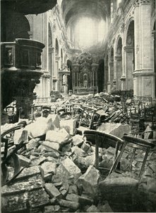 I danni fatti alla cattedrale di Cambrai, 1919 da Unbekannt