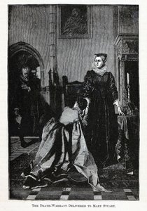 Il mandato di morte consegnato a Maria Stuarda da Unbekannt