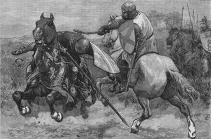 La morte di Bohun, 16 marzo 1322, c1880 da Unbekannt