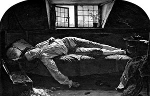 La morte di Chatterton da Unbekannt